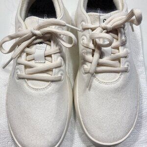 ALLBIRDS NATURAL WHITE WOOL RUNNERS WOMEN’S SIZE 9